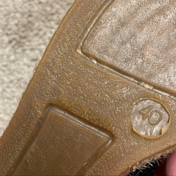 MARC JACOBS Nathalie Crystal & Pearl Embellished Raffia Espadrille Wedges - Picture 14 of 16